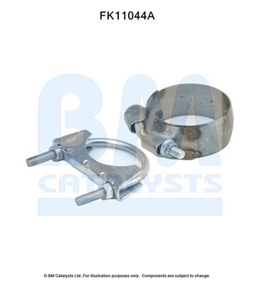 BM CATALYSTS Kit di montaggio, Filtro antiparticolato / particellare FK11044 FK11044 costo Tubo flessibile marmitta SMART CITY-COUPE BM CATALYSTS