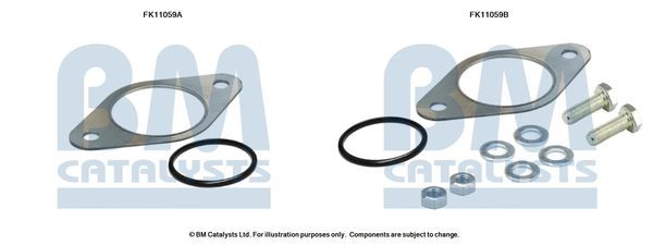 BM CATALYSTS Σετ τοποθέτησης, φίλτρο σωματιδίων / κάπνας FK11059 BM CATALYSTS FK11059 Σετ τοποθ καταλύτης Nissan t31 τιμες