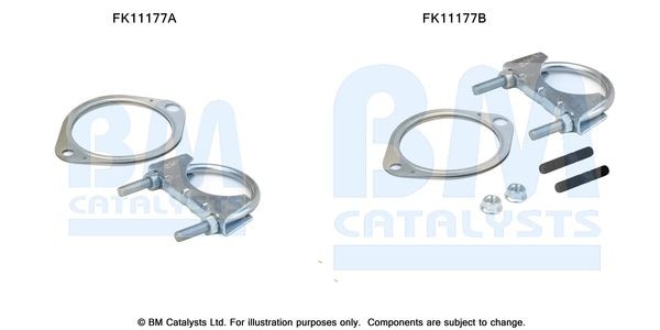 BM CATALYSTS Σετ τοποθέτησης, φίλτρο σωματιδίων / κάπνας FK11177 FK11177 Σπιραλ εξάτμισης Volkswagen ID.4 BM CATALYSTS