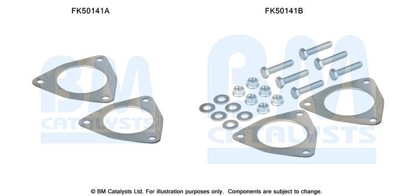 BM CATALYSTS Montageset, uitlaatpijp FK50141 Montageset uitlaatsysteem BM CATALYSTS FREEMONT FK50141 goedkoop