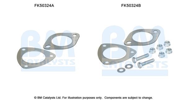 BM CATALYSTS Montageset, uitlaatpijp FK50324 BM CATALYSTS FK50324 Montageset, uitlaatpijp