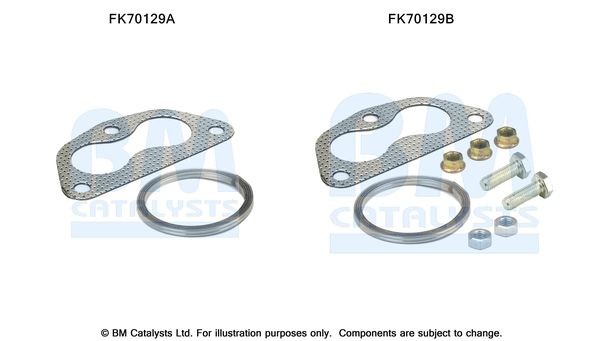 BM CATALYSTS Korjaussarja, pakoputki FK70129 FK70129 BM CATALYSTS Pakoputken asennussarja MAZDA DEMIO
