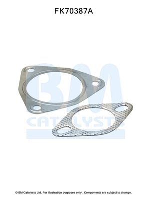 BM CATALYSTS Mounting Kit, exhaust pipe FK70387 FK70387 BM CATALYSTS exhaust mounting kit HYUNDAI KONA