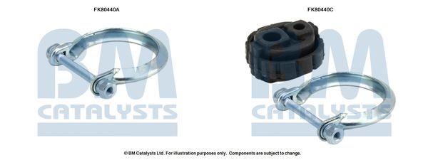 BM CATALYSTS Monteringssats, katalysatorkonverter FK80440 FK80440 BM CATALYSTS monteringssats katalysator Citroen XM