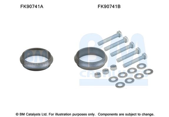 BM CATALYSTS Kit d'assemblage, catalyseur FK90741 BM CATALYSTS FK90741 Kit de montage catalyseur Mercedes C117 prix