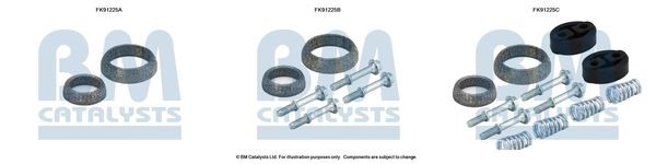 BM CATALYSTS Montageset, katalysator FK91225 BM CATALYSTS FK91225 Katalysator montageset Subaru LIBERO originele