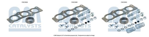 BM CATALYSTS Monteringssats, katalysatorkonverter FK91263 FK91263 BM CATALYSTS monteringssats katalysator CITROЁN DS3