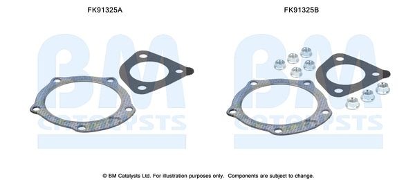 BM CATALYSTS Asennussarja, katalysaattori FK91325 FK91325 BM CATALYSTS Pakoputken asennussarja Mazda DEMIO hinta