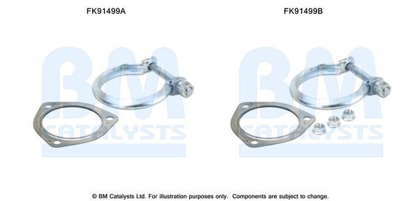 BM CATALYSTS Katalyzátor - montáżna sada FK91499 Montáżna sada katalyzátor BM CATALYSTS MINI FK91499
