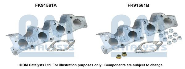 BM CATALYSTS Monteringssats, katalysatorkonverter FK91561 BM CATALYSTS FK91561 Monteringssats katalysator Hyundai H1 A1 original