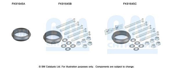 BM CATALYSTS Monteringssats, katalysatorkonverter FK91645 FK91645 Monteringssats katalysator BM CATALYSTS SUZUKI SAMURAI