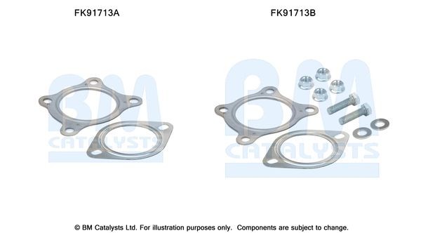 BM CATALYSTS Monteringssats, katalysatorkonverter FK91713 FK91713 BM CATALYSTS monteringssats avgassystem SKODA FAVORIT
