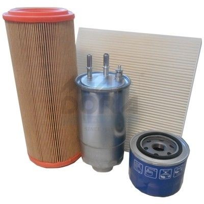 MEAT & DORIA Filterset FKFIA166 MEAT & DORIA FKFIA166 originele Onderhoudspakket en filterset Daily III Van / Station wagon kosten