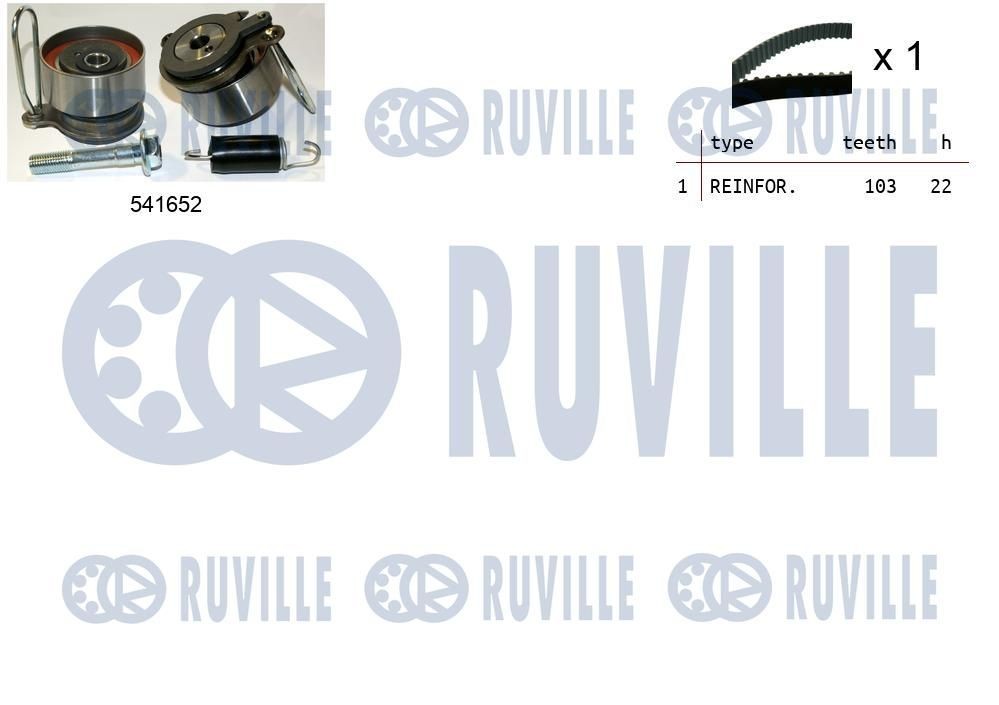 RUVILLE Σετ οδοντωτού ιμάντα 5811070 Σετ οδοντωτού ιμάντα RUVILLE SVX 5811070 φθηνά