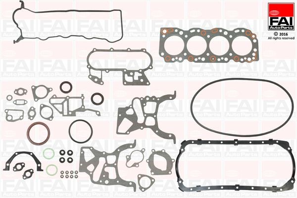 FAI AutoParts Tetnings helsett, motor FS366 Tetningssett veivhus FAI AutoParts Toyota FJ FS366