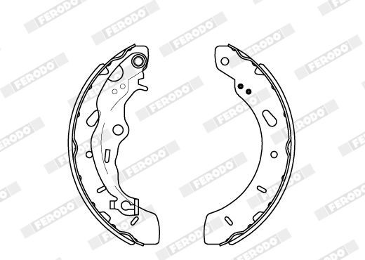 FERODO Bremžu loku komplekts FSB4164 FERODO FSB4164 Bremžu loku Ford B-Max JK lēti