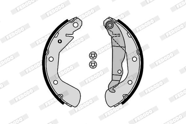 FERODO Bremsesko sett FSB4185 FSB4185 Bremsesko FERODO OPEL ASCONA