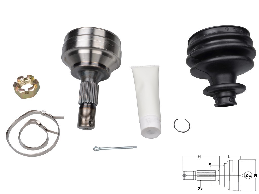 FAST Jeu de joints, arbre de transmission FT25089K Joint arbre de commande FAST LEON FT25089K pas cher