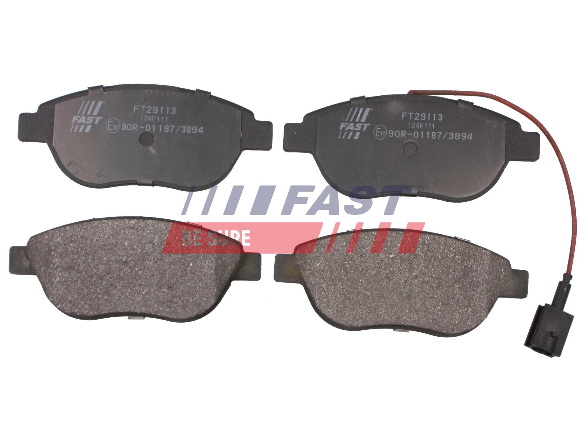 FAST Kit pastiglie freni FT29113 FT29113 costo Pastiglie dei freni FAST PEUGEOT 308