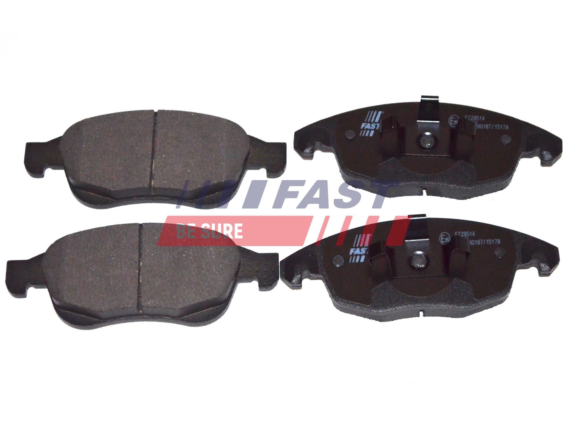 FAST Brake pad set FT29514 FT29514 FAST brake pads for PEUGEOT 2008