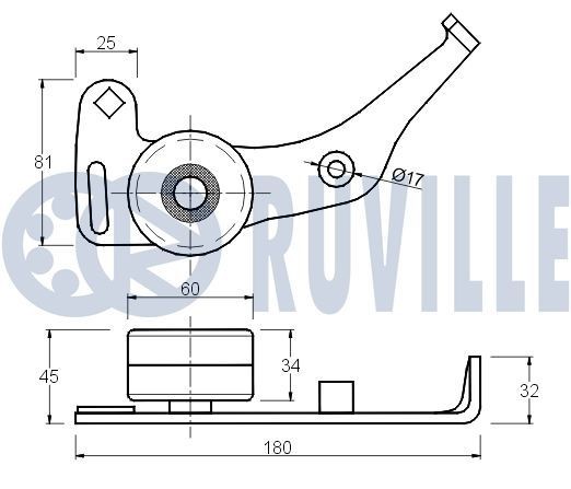 RUVILLE Sisemine rooliots, roolivarras 915211 915211 Sisemine rooliots ALFA ROMEO 164 RUVILLE