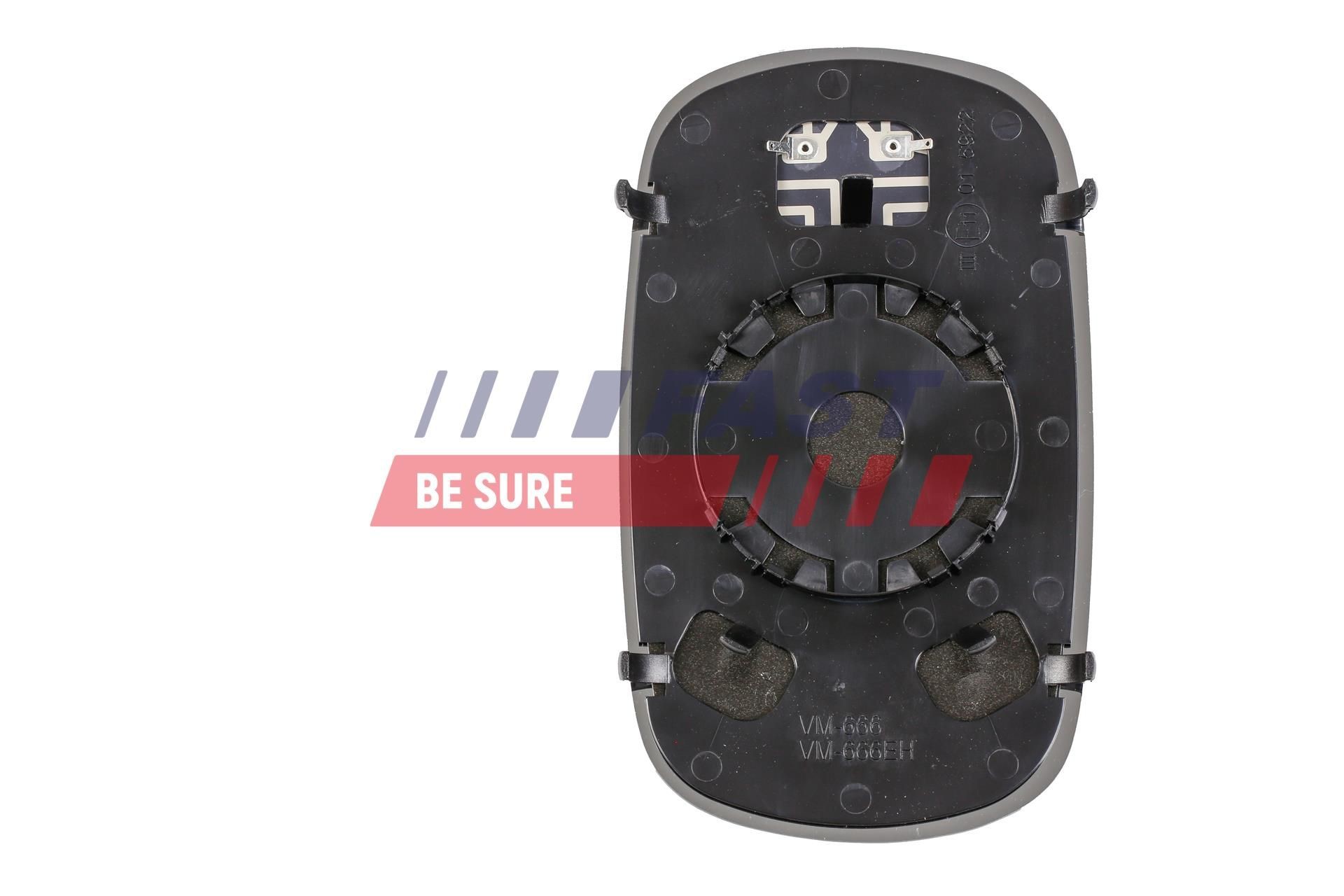 Speilglass, ytterspeil FAST FT88560 FAST FT88560 Speilglass FIAT DOBLO 2003