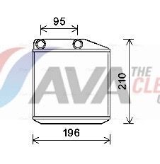 AVA COOLING SYSTEMS Permutador de calor, aquecimento do habitáculo FTA6313 AVA COOLING SYSTEMS FTA6313 Radiador do ar quente ABARTH Grande Punto (199_) baratos