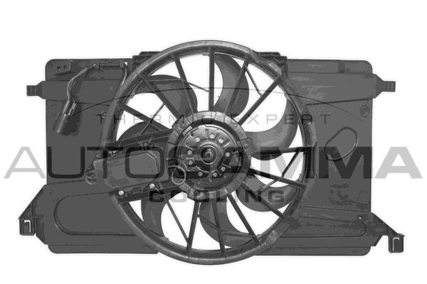 AUTOGAMMA Ventilador de radiador GA228300 GA228300 Ventilador de radiador FORD TOURNEO CONNECT AUTOGAMMA
