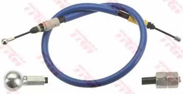 TRW Håndbremsekabel GCH672 TRW GCH672 Håndbremsekabel Alpina B8 originale