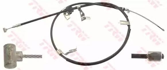TRW Tautrekk, håndbremse GCH718 TRW GCH718 Bremsewire Fiat Sedici FY pris