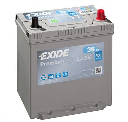 EXIDE Batteri EA386 EXIDE EA386 Batteri Daihatsu Terios J2 AGM, EFB, GEL, 12V