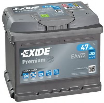 EXIDE Μπαταρία εκκίνησης EA472 Μπαταρία EXIDE MG RX8 PREMIUM EA472