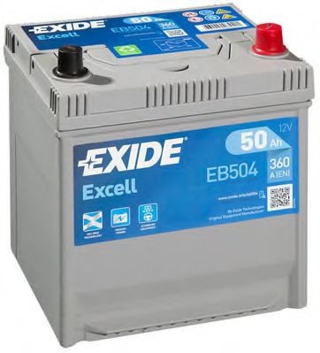 EXIDE Accu EB504 Nissan 370 Z Autobatterijen EXIDE EXCELL EB504