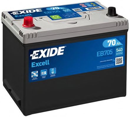 Battery EXIDE EB705 EXIDE EXCELL EB705 NISSAN VANETTE 2009 battery price