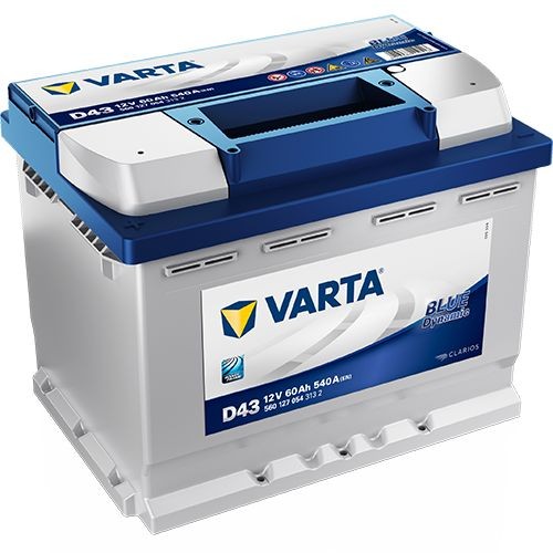 Bateria de arranque VARTA 5601270543132 VARTA BLUE dynamic, D43 5601270543132 Bateria DODGE AVENGER 2013