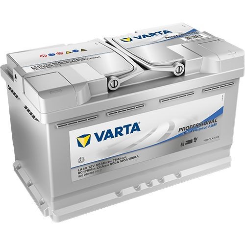 VARTA Startbatteri 840080080C542 VARTA Startbatteri 840080080C542