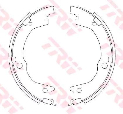 TRW Handbrake shoes GS8829 HYUNDAI GALLOPER TRW handbrake shoes GS8829
