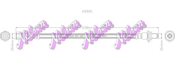 KAWE Brzdová hadica H3919 KAWE H3919 Brzdové hadice Saab 9-3 YS3D cena