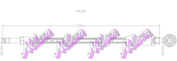 KAWE Bremseslange H4319 KAWE H4319 originale Bremseslange Ford Cougar Coupé hva koster