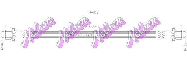 KAWE Flexible de frein H4818 KAWE Flexible de frein LAND ROVER H4818