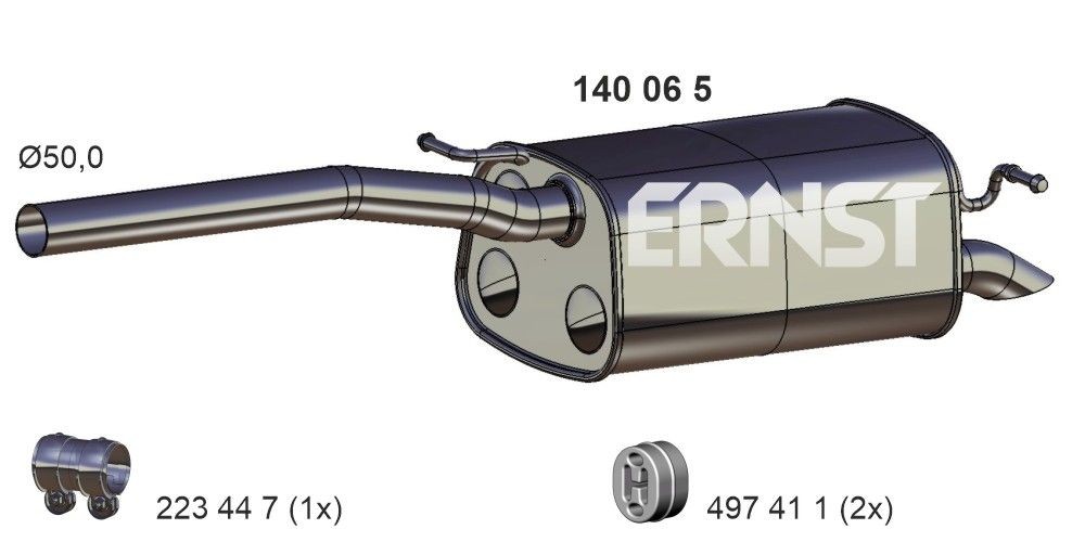 ERNST Einddemper 140065 Demper ERNST TRAILBLAZER 140065 goedkoop
