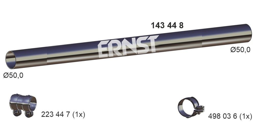 ERNST Tubo gas scarico 143448 143448 costo Tubo gas scarico ALFA ROMEO BRERA ERNST