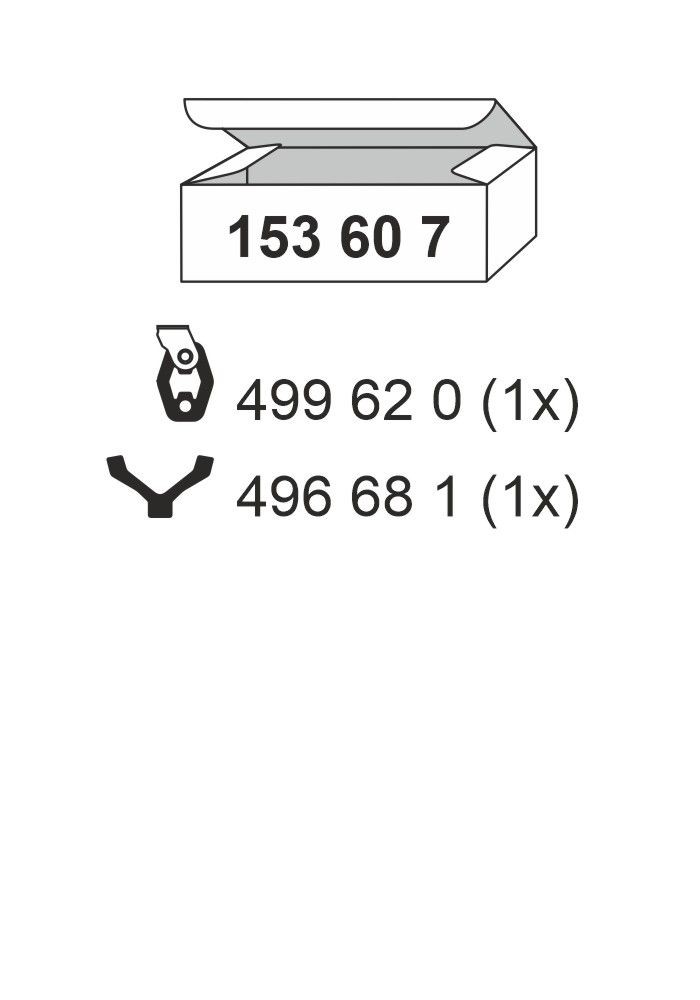 ERNST Mounting Kit, silencer 153607 Saab 9-3 ERNST silencer mounting kit 153607