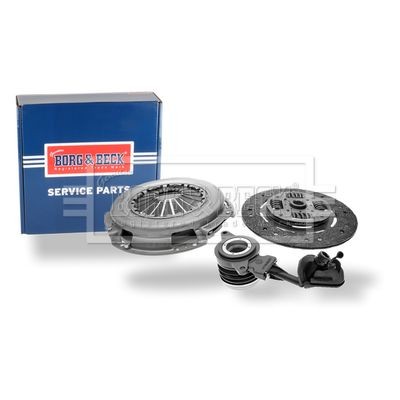 BORG & BECK Kopplingssats HKT1220 HKT1220 BORG & BECK komplett koppling FIAT QUBO