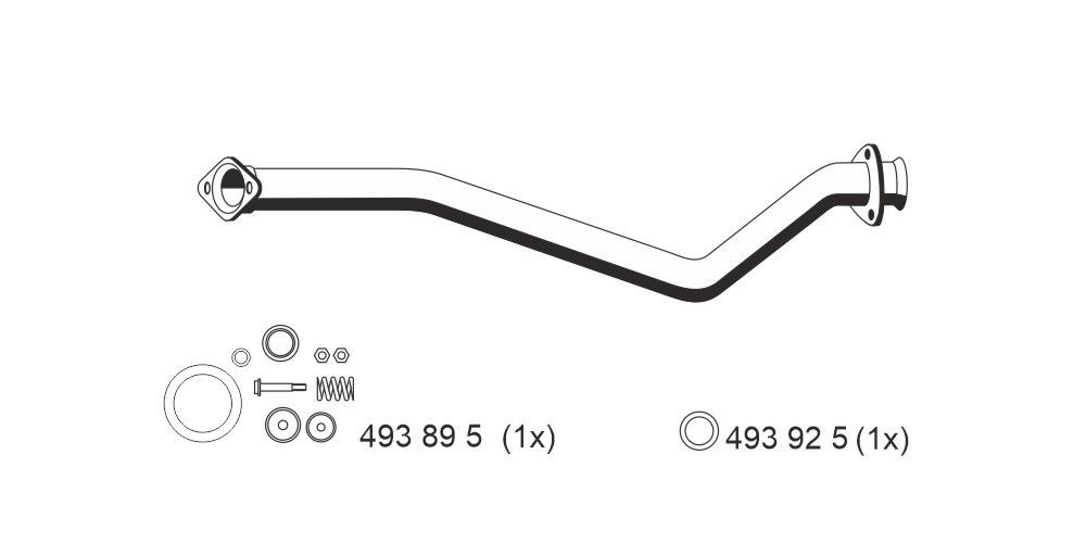 ERNST Výfukové potrubie 515412 Vyfukove potrubie ERNST CINQUECENTO 515412 lacné
