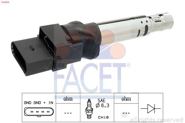 FACET Remondikomplekt, süütejagaja HT.0534 HT.0534 Remondikomplekt, süütejagaja BMW 8. Seeria FACET