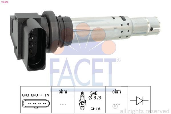 FACET Reparatieset, stroomverdeler HT.0555 Reparatieset, stroomverdeler FACET FORD HT.0555