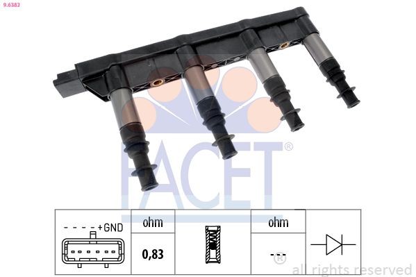 FACET Kit riparazione, Distributore accensione HT.0564 FACET HT.0564 Kit riparazione, distributore accensione Transporter T4 prezzo
