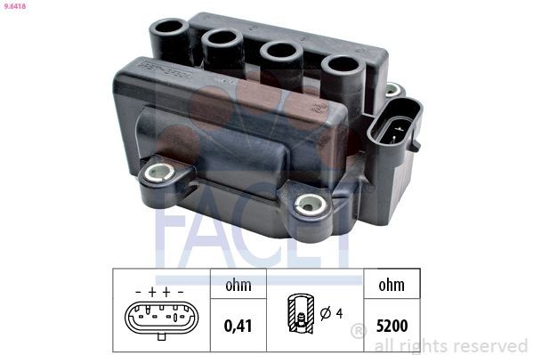 FACET Korjaussarja, sytytyksen jakolaite HT.0648 HT.0648 FACET Korjaussarja, sytytyksen jakolaite ALFA ROMEO 159