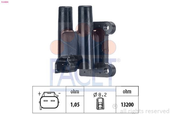 FACET Remkomplekts, Aizdedzes sadalītājs HT.0797 Remkomplekts, aizdedzes sadalītājs FACET ALFA ROMEO HT.0797